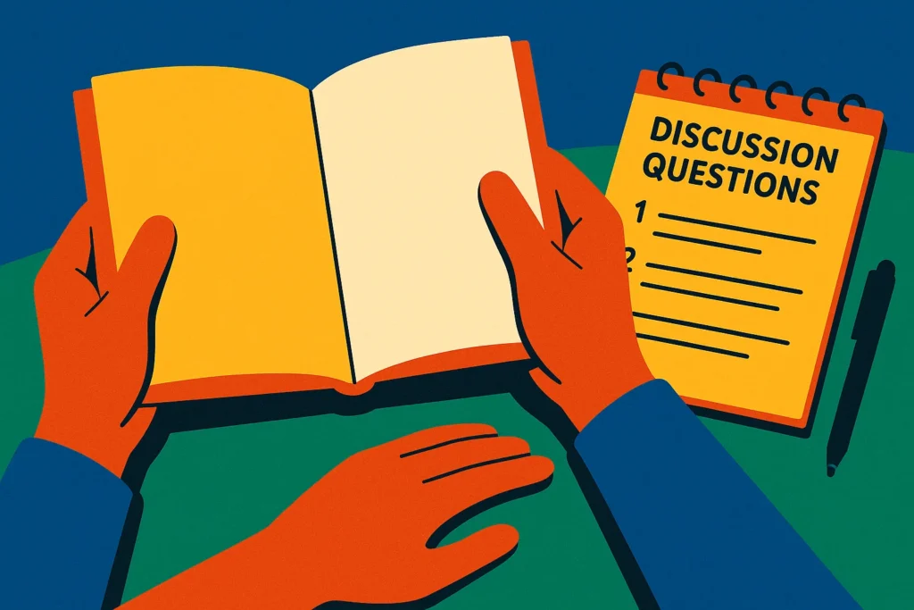 Preparing discussion questions, a key step in how to start a book club.