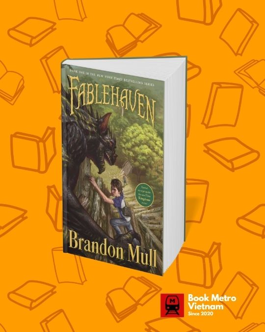 The book cover for the Fablehaven series by Brandon Mull.