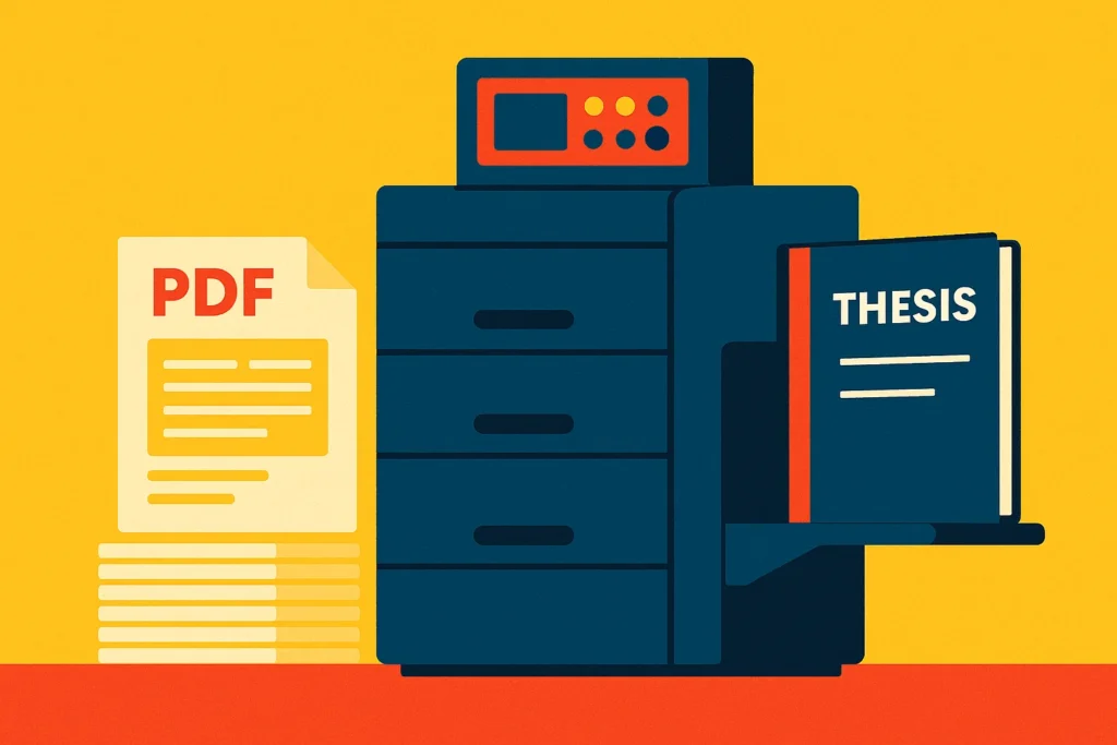 Printing and binding a university thesis in Vietnam