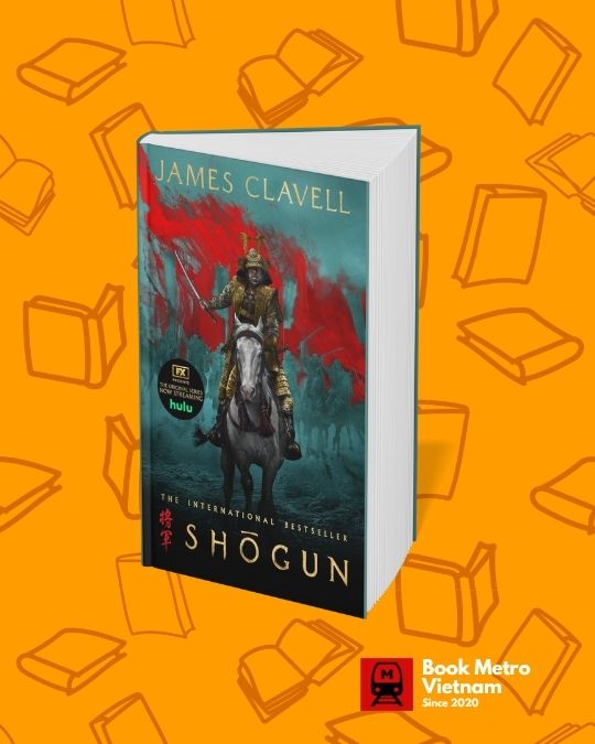 The book cover for the historical epic, Shōgun by James Clavell.