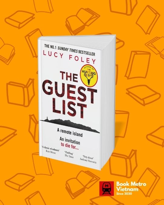 The book cover for the mystery novel, The Guest List by Lucy Fokley.