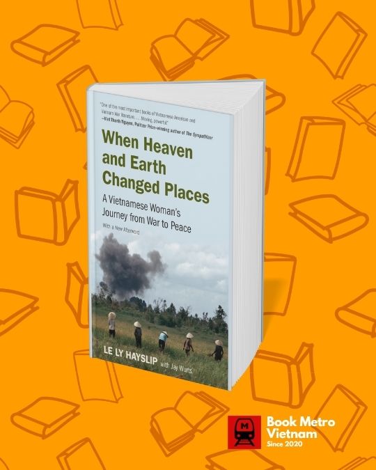 The book cover for the memoir, When Heaven and Earth Changed Places.