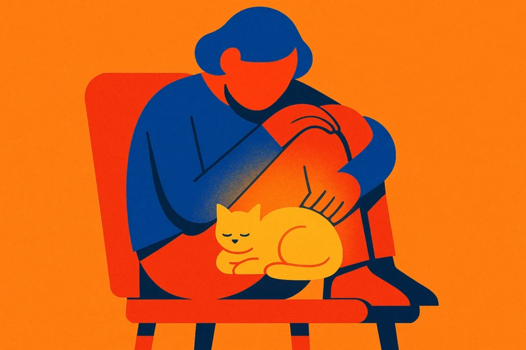 A reading list of books about the healing power of cats.