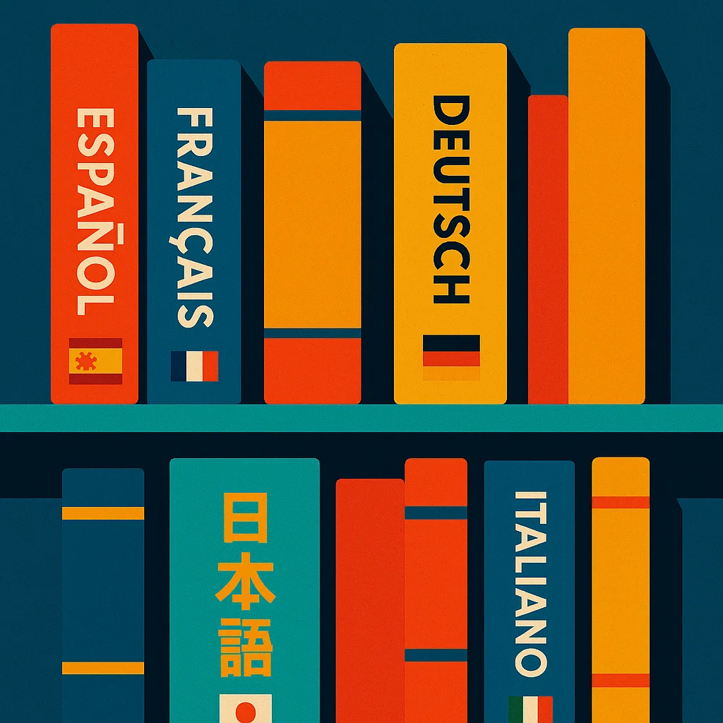 Foreign language books, including original languages and translations, delivered in Vietnam.