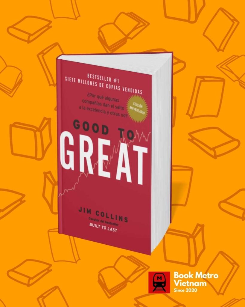 The book cover for Jim Collins's classic business book, Good to Great.