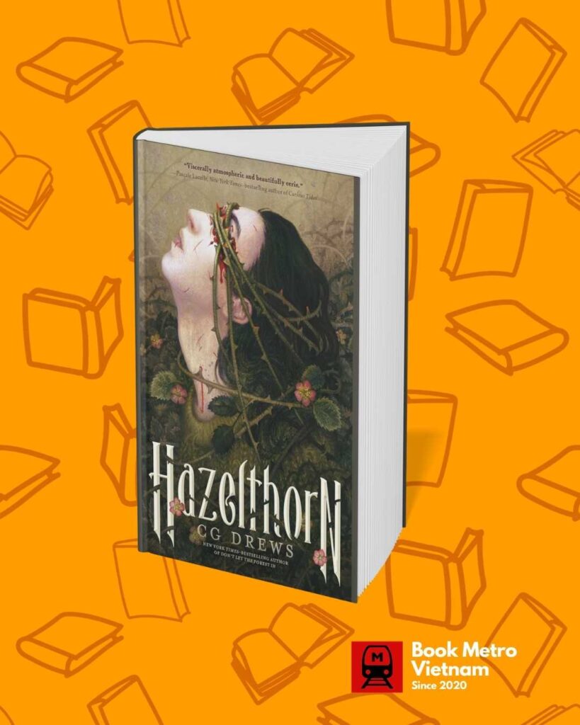 The book cover for the YA novel, Hazelthorn.