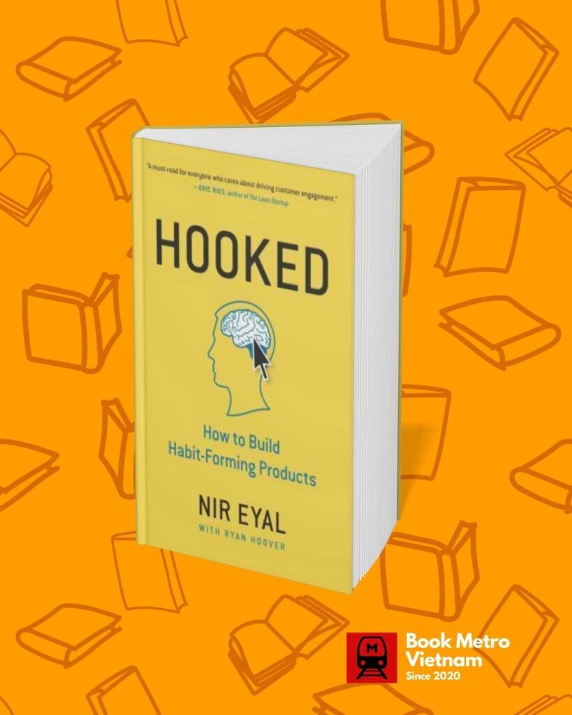 The book cover for Nir Eyal's book on building habit-forming products.