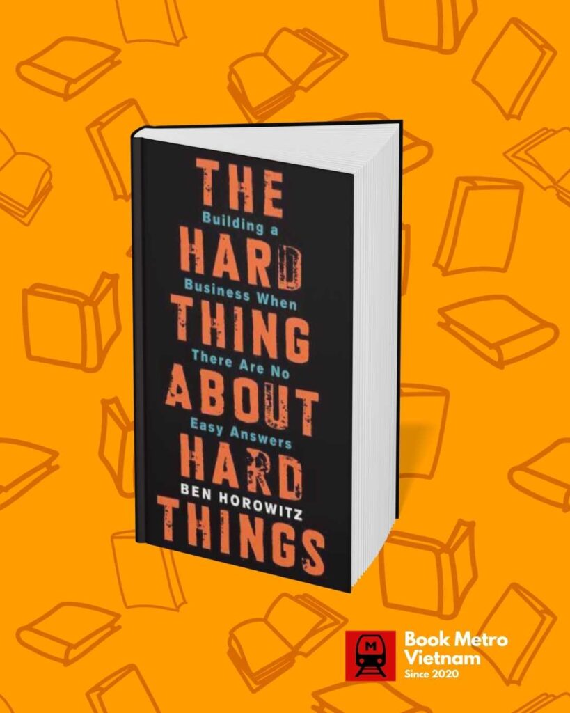 The book cover for Ben Horowitz's book on startup leadership.