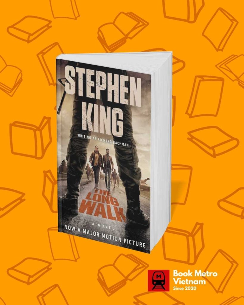 The cover of the long walk by stephen king